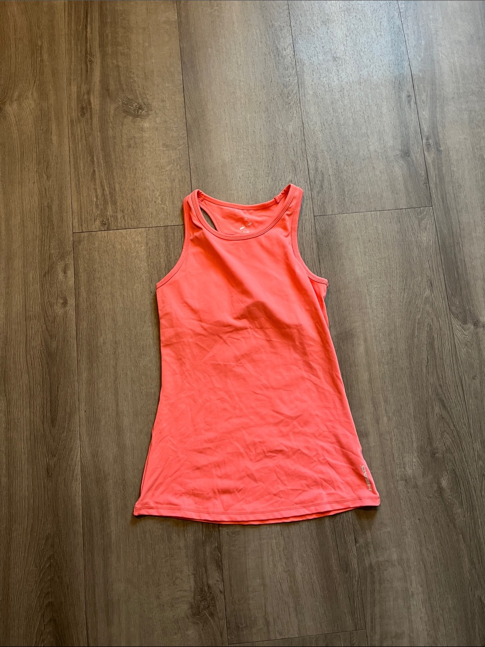 Head Neon Coral Racerback Tank Top